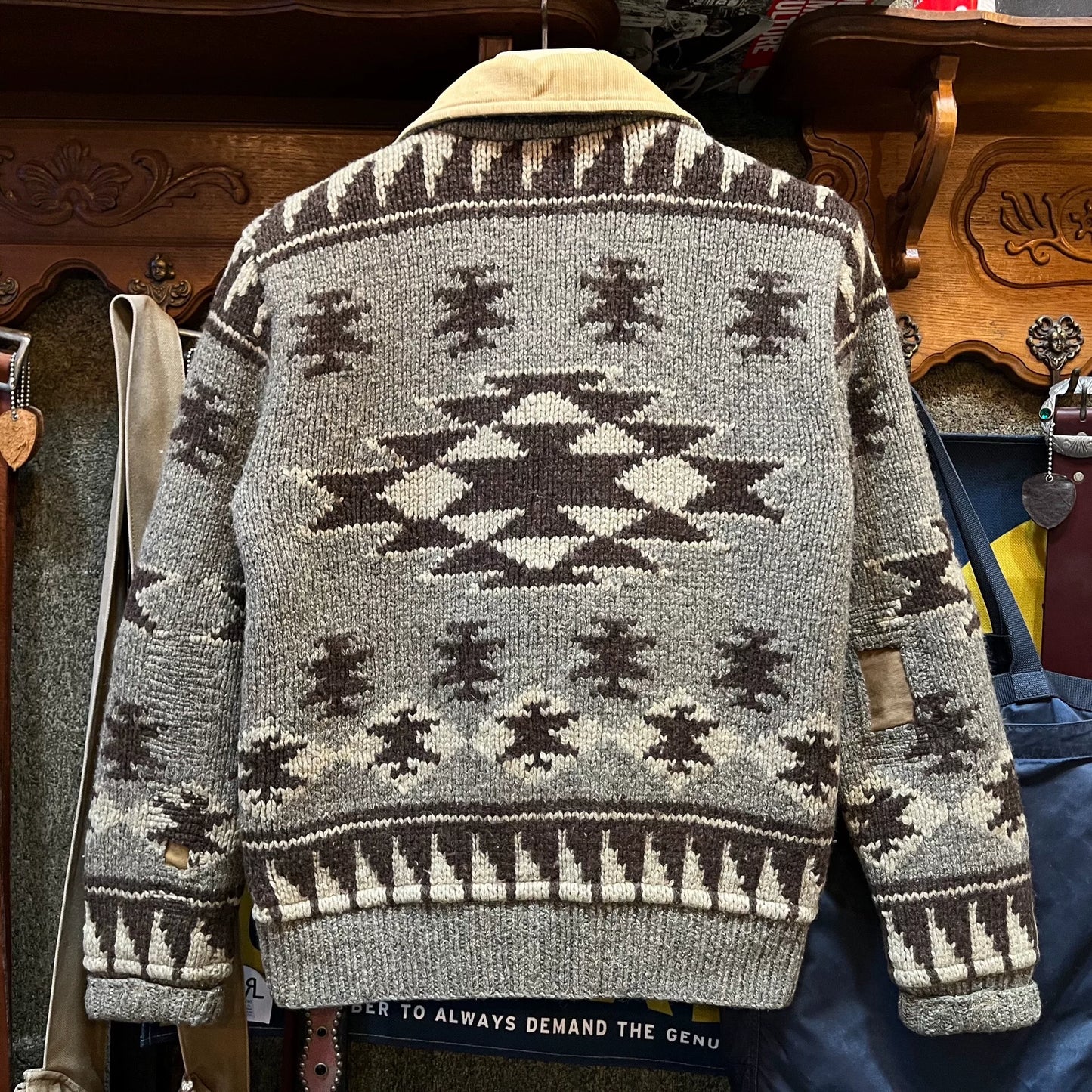 RRL Southwestern Sweater Jacket