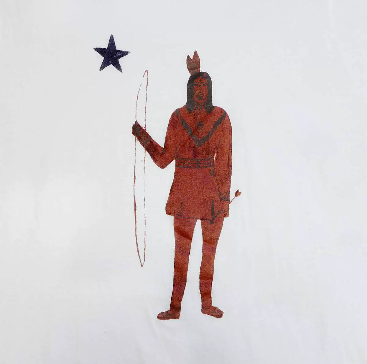 visvim indian print vintage tee shirt