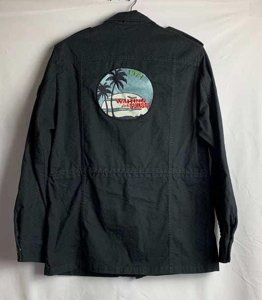 Saint Laurent Black 'Waiting for Sunset' Jacket