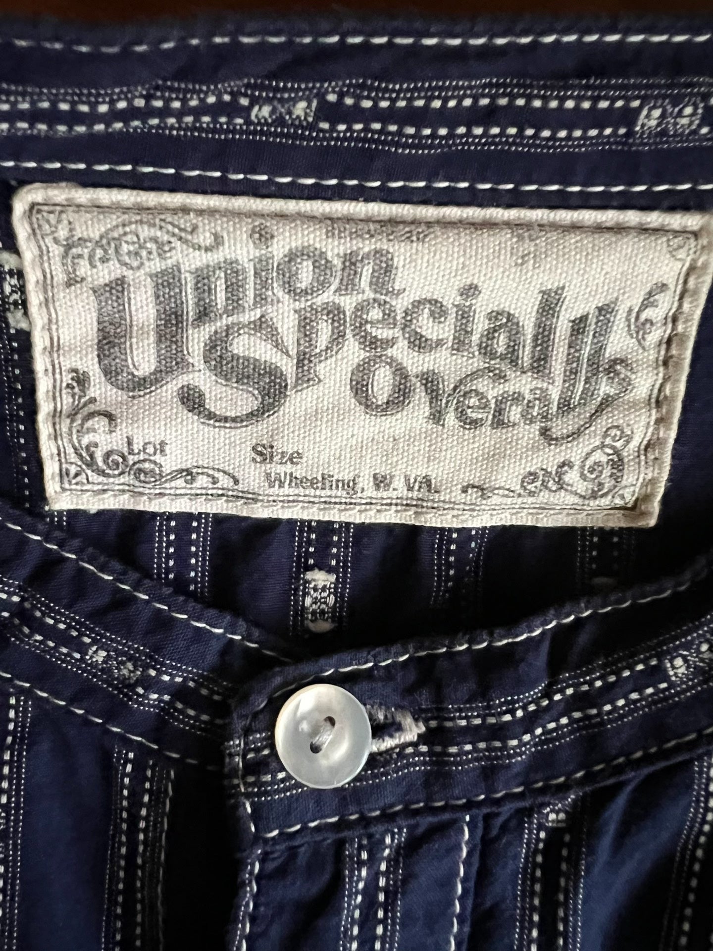 Freewheelers Vintage Indigo Stripe Shirt