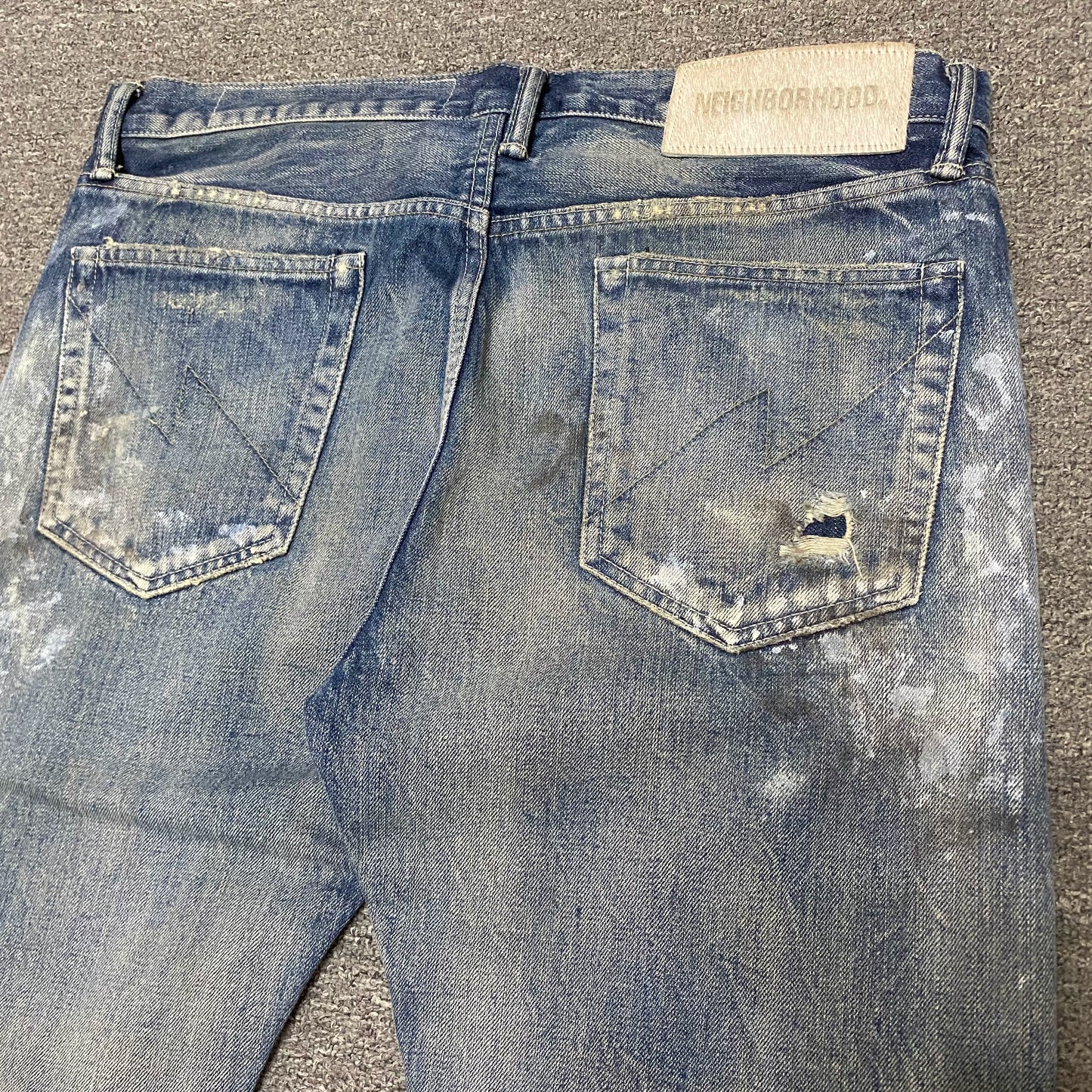NEIGHBORHOOD 21AW Distressed Denim