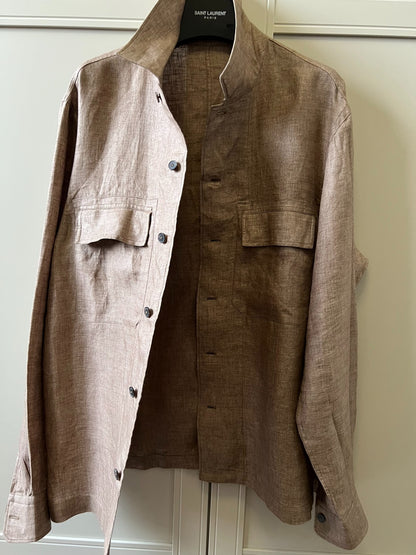 Ermenegildo Zegna Linen Overshirt Size M