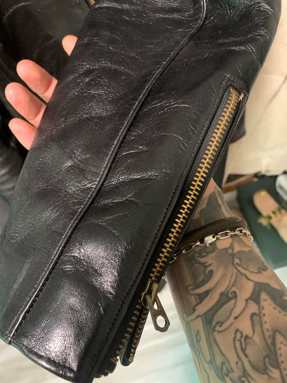 fine creek leather j100 style jacket