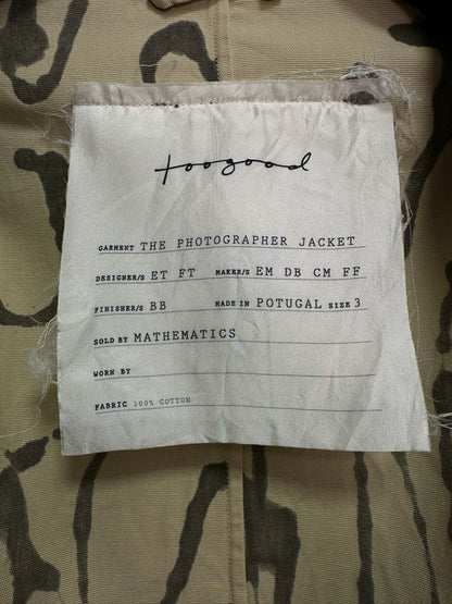 toogood hand-painted photographer jacket limited edition