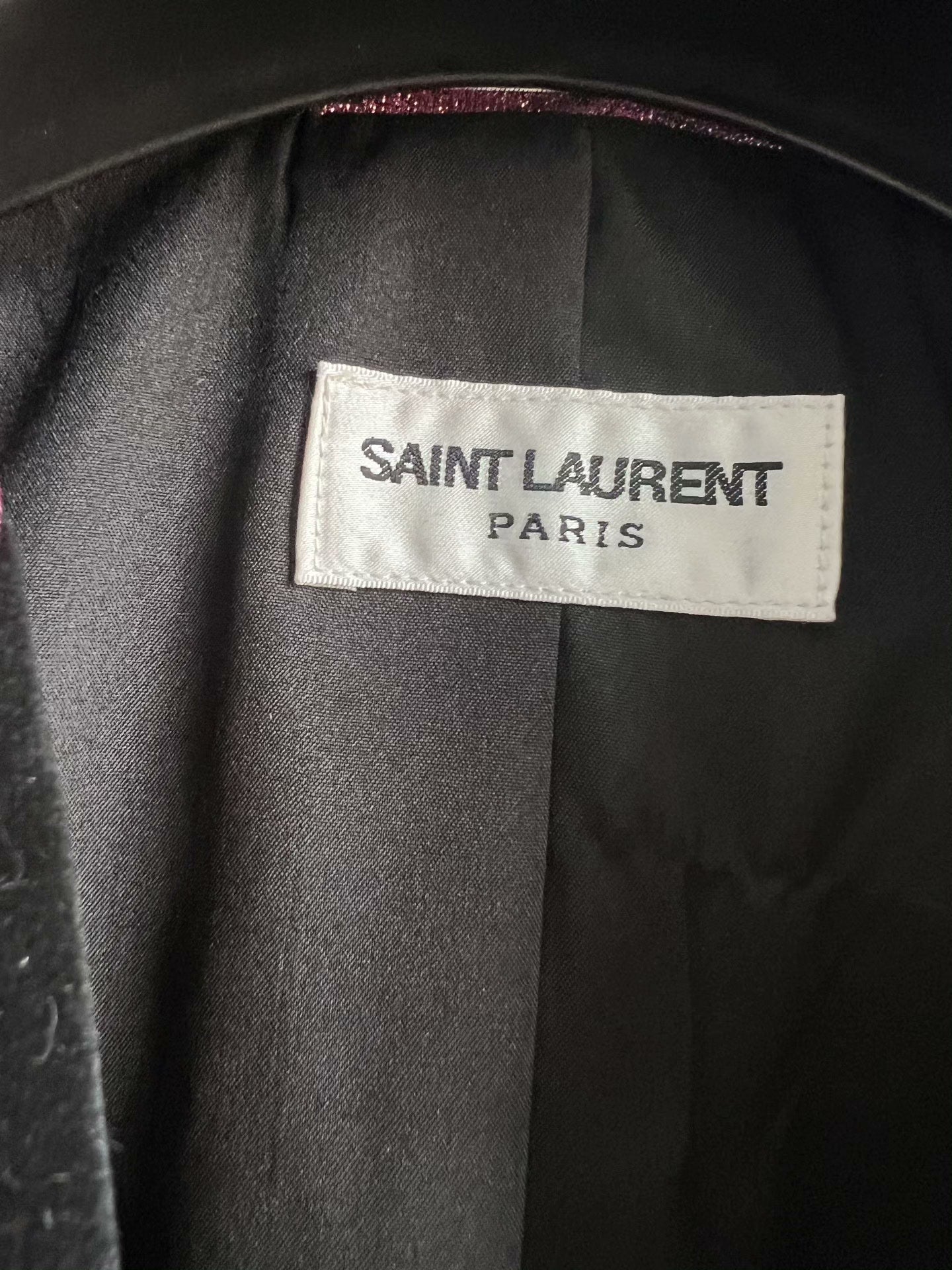 Saint Laurent Pink Glitter Blazer