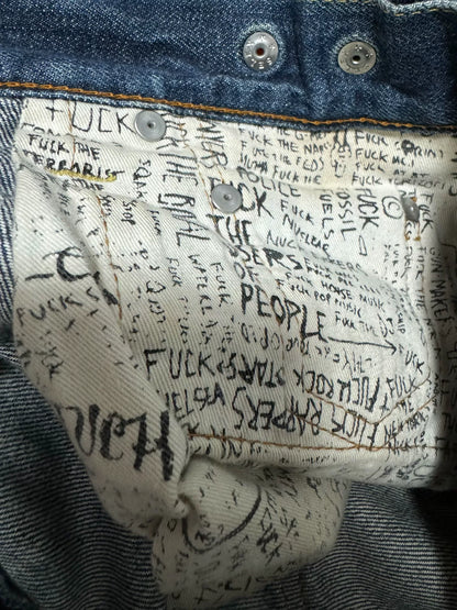 Prps W34 Early Vintage Graffiti Jeans