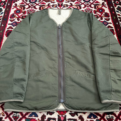 visvim iris liner jacket in green