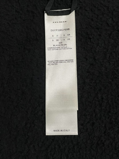 rick owens long black hoodie sweatshirt