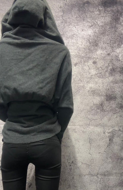 Yohji Yamamoto Oversized Hooded Coat