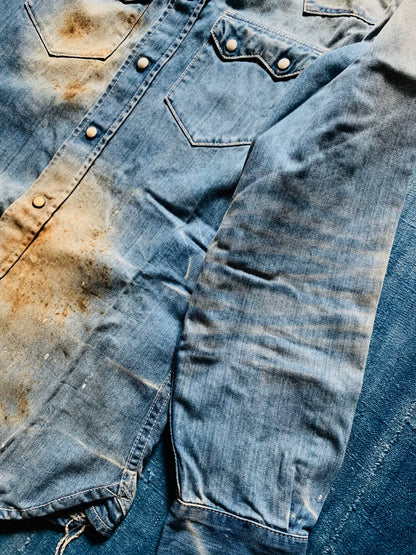 Vanquish FR2 Damaged Washed Western Shirt