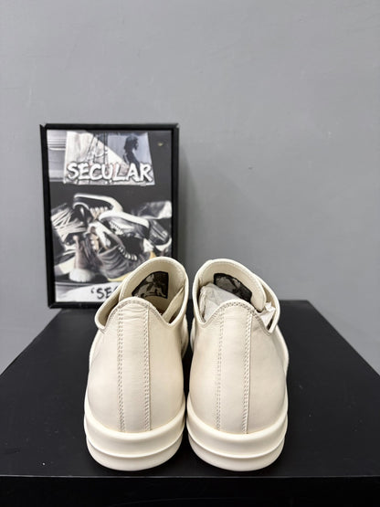 Rick Owens 25SS Low-Top Milk White