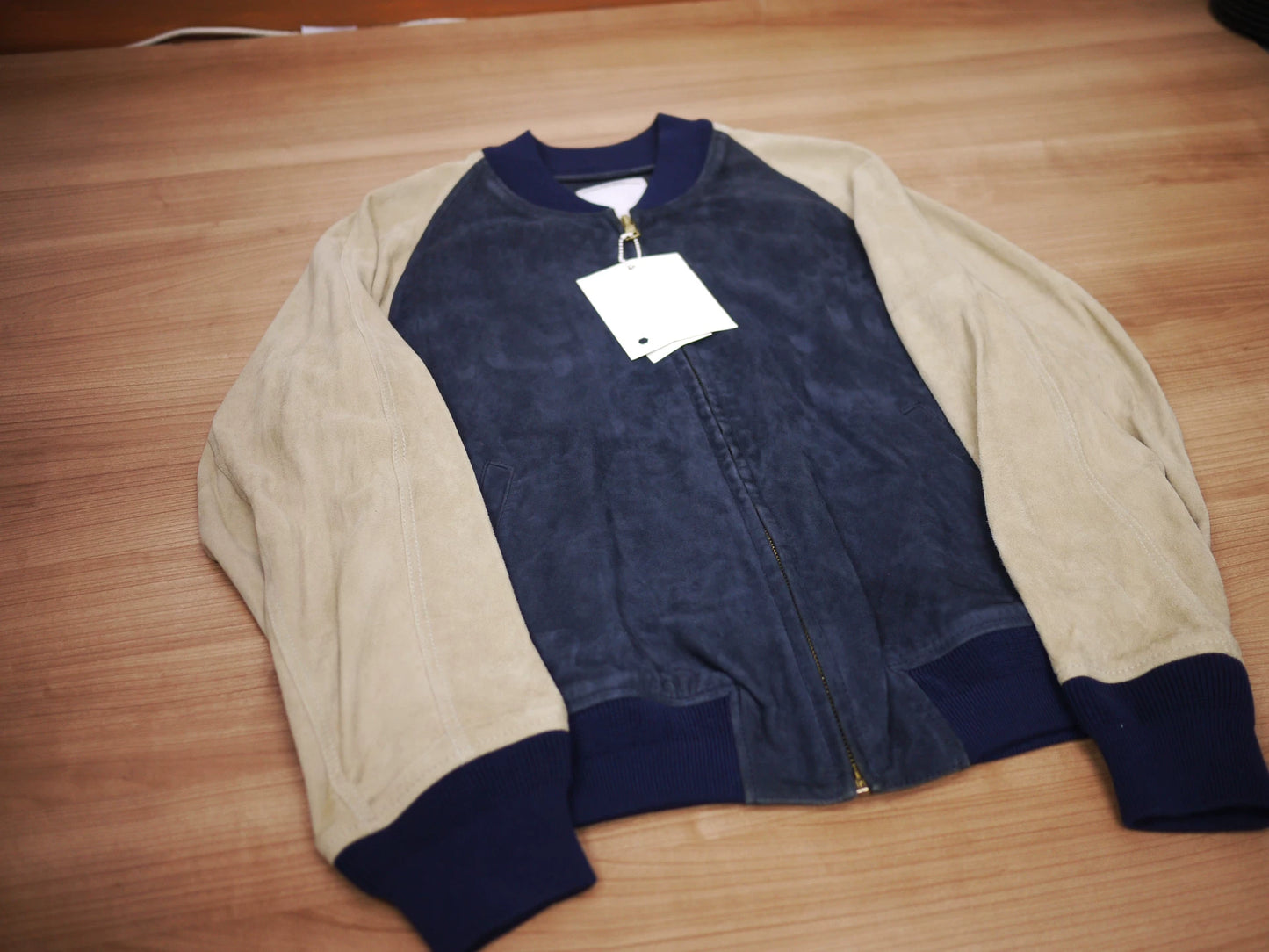 visvim varsity suede jacket size 2