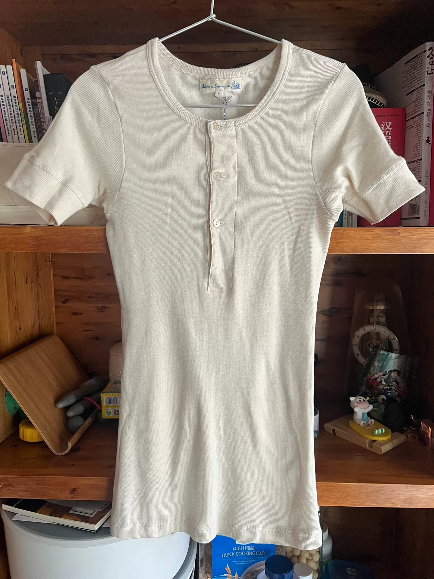 vintage henley short sleeve shirt
