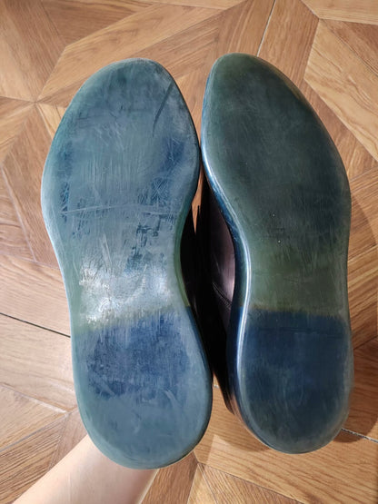 Dior Black Leather Shoes Size 40