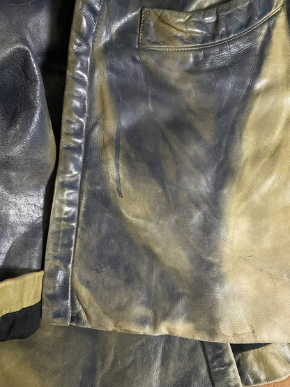 Yohji Yamamoto Vintage Distressed Leather Jacket