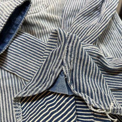 RRL Vintage Stripe Henley Shirt