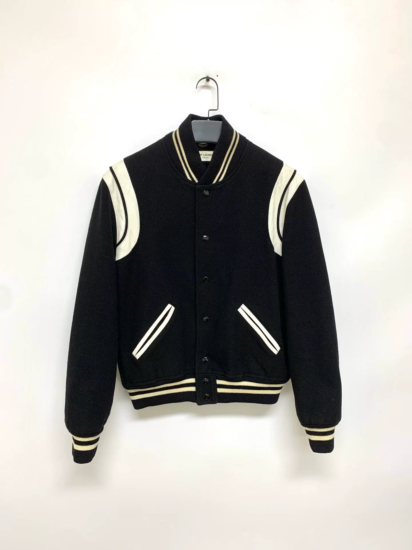 Saint Laurent Striped Varsity Jacket
