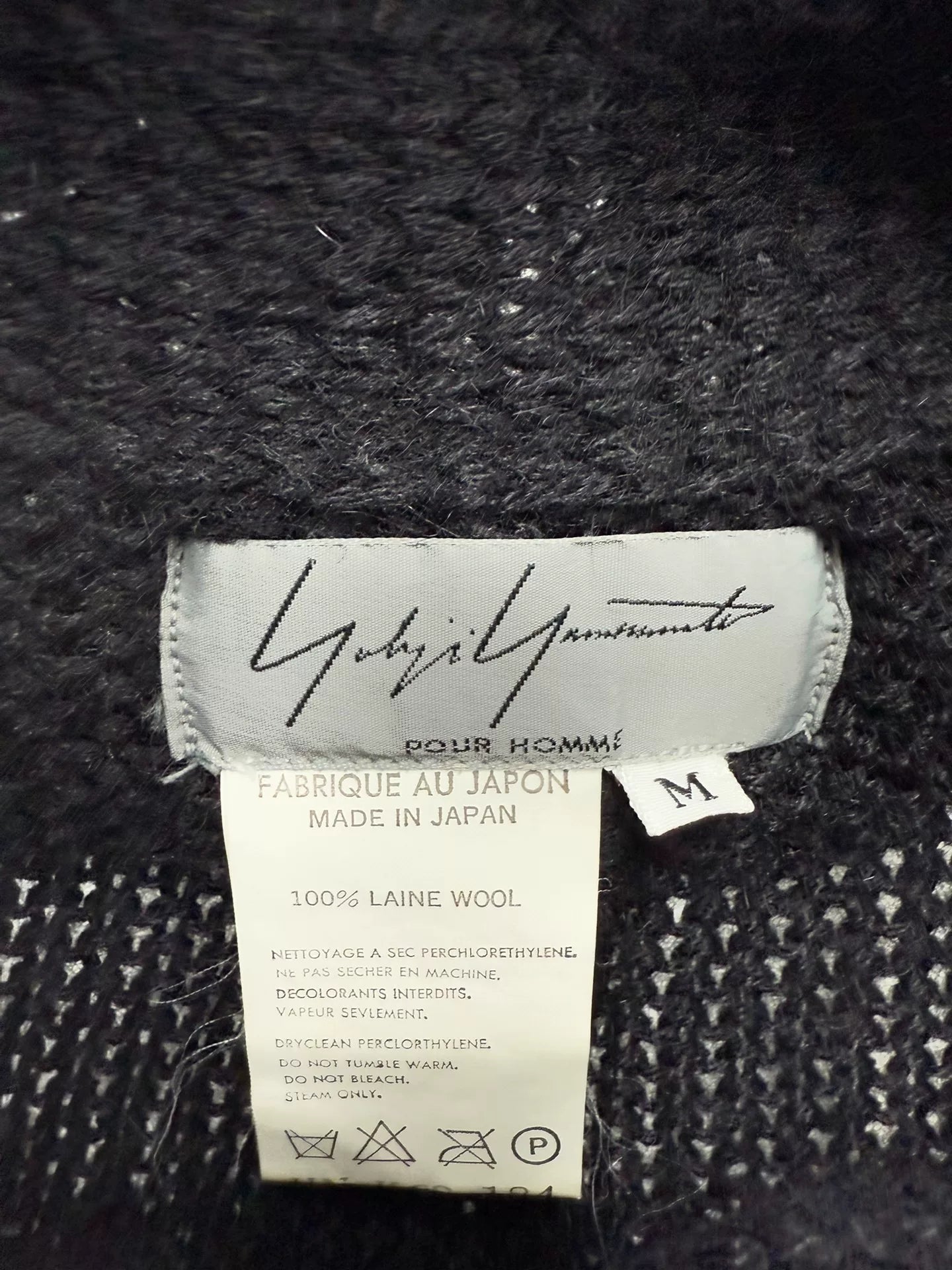 Yohji Yamamoto Pour Homme Sweater Coat M