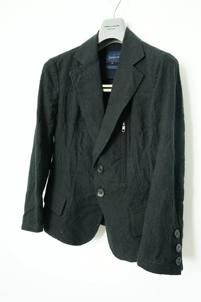 Yohji Yamamoto Jacquard Embroidered Blazer