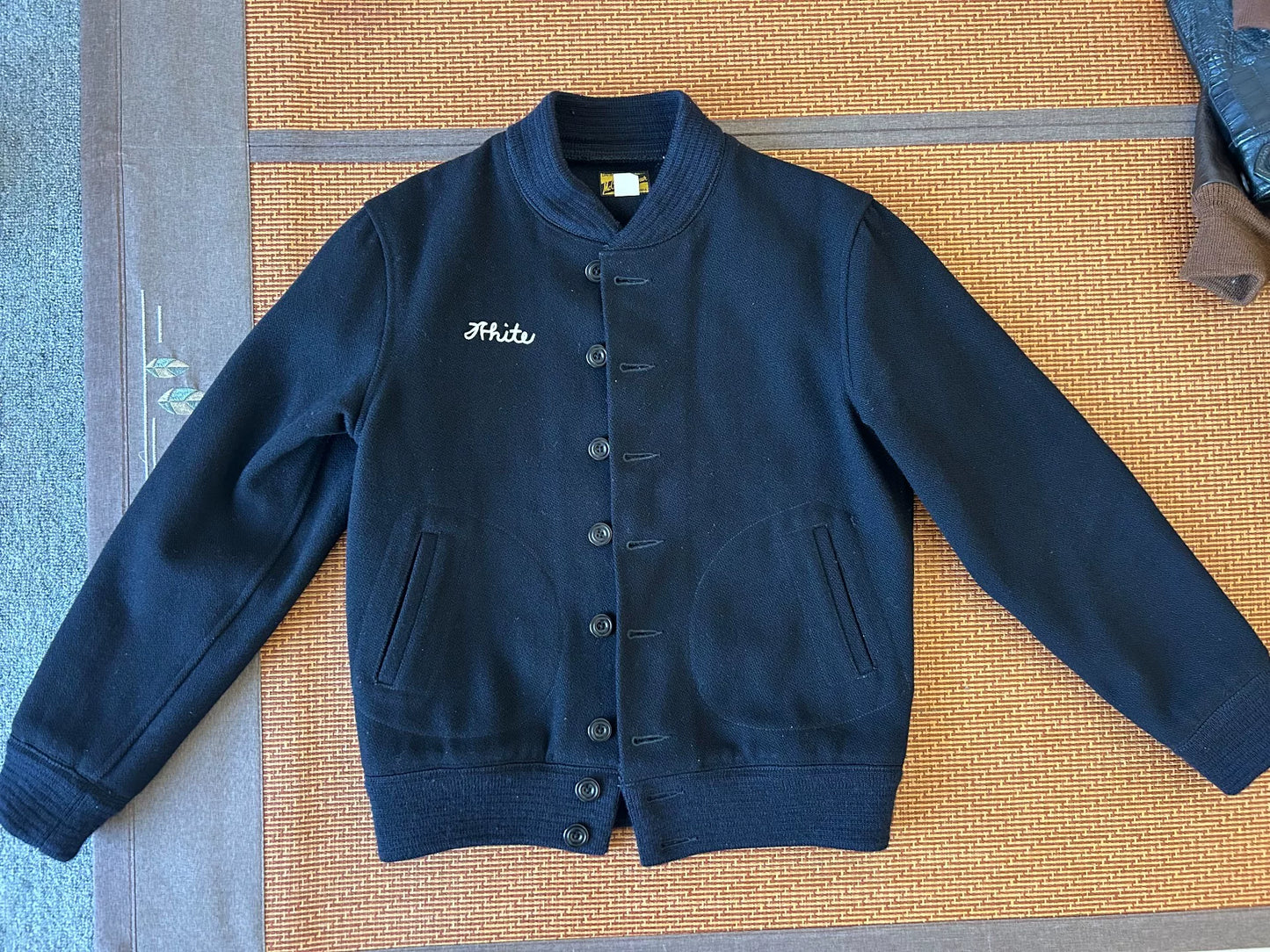 real McCoy Baseball Jacket with Embroidery