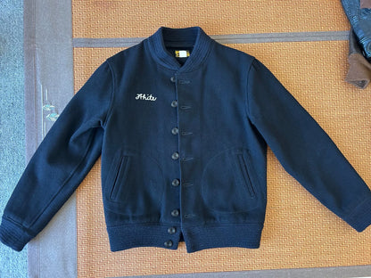 real McCoy Baseball Jacket with Embroidery
