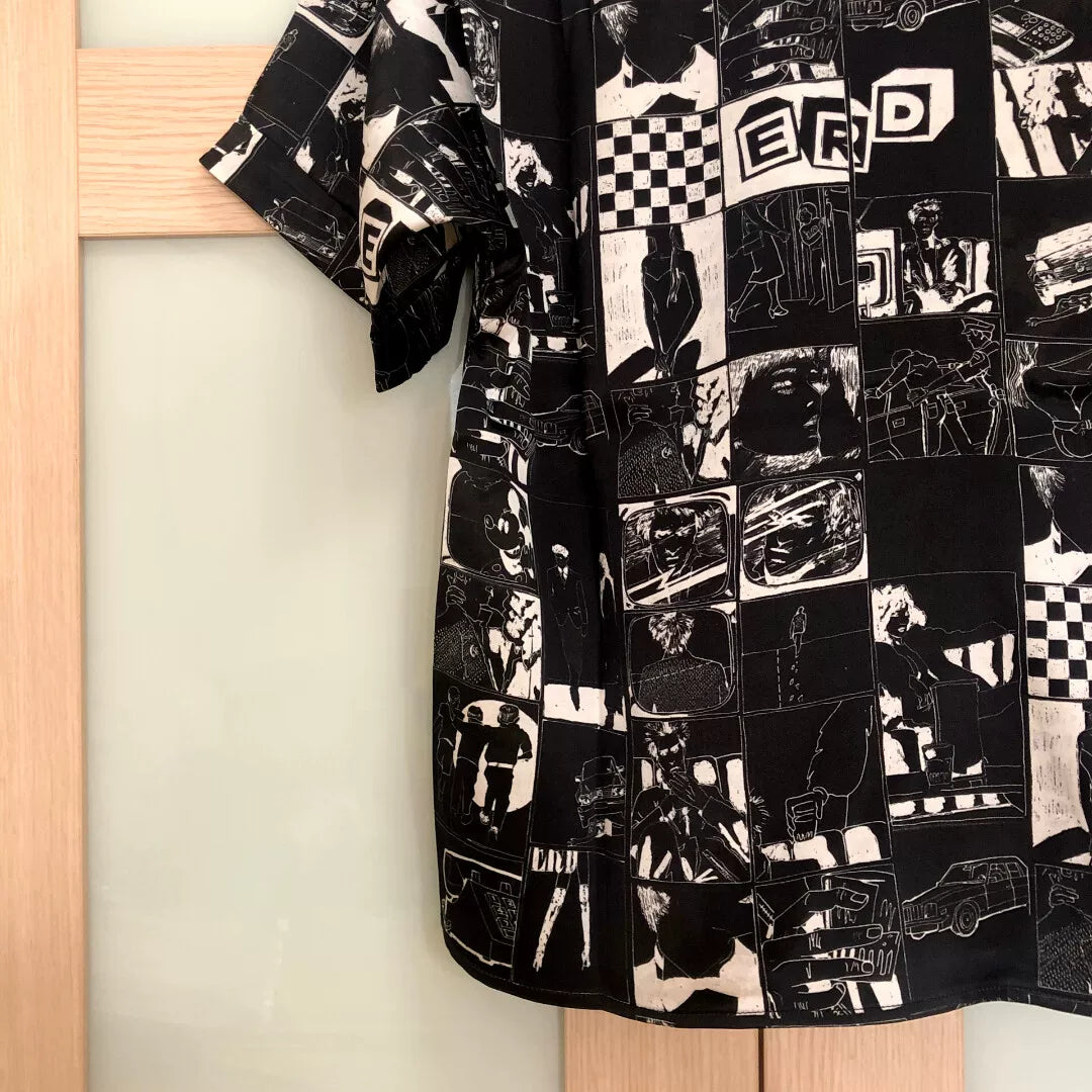 Enfants Riches Déprimés Black Cartoon Shirt