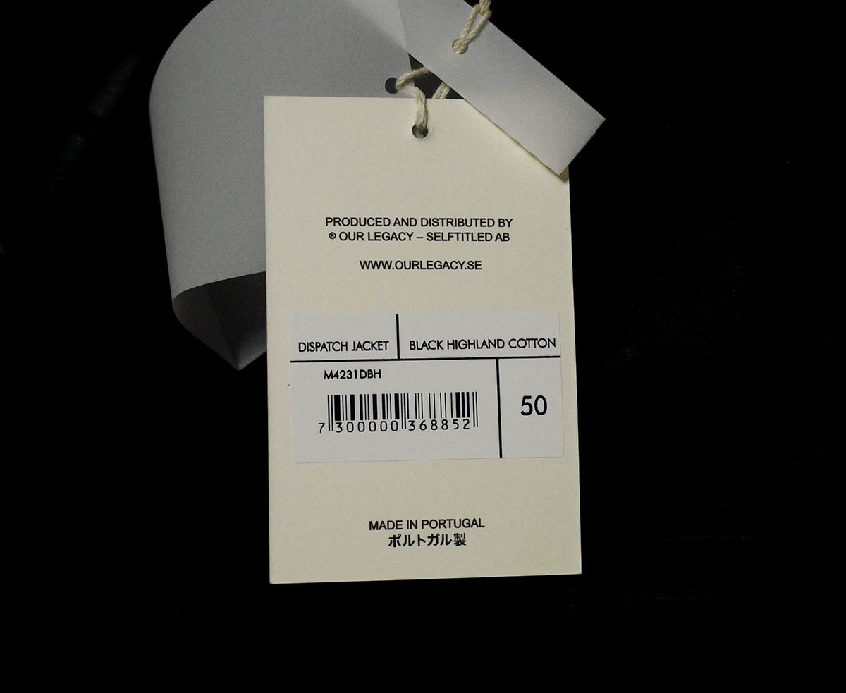 our legacy dispatch tactical jacket 23aw