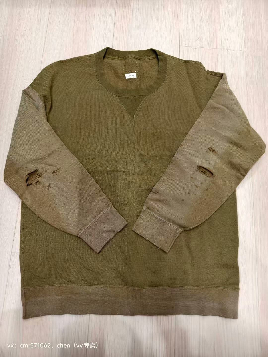 visvim 20SS Jumbo Sweat Crash