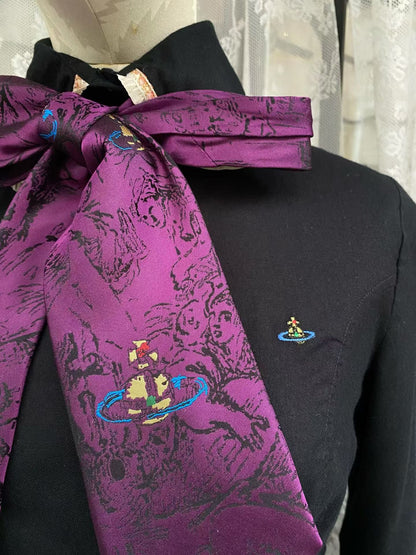Vivienne Westwood Purple Angel Line Tie
