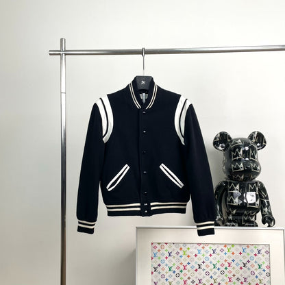 Saint Laurent Teddy Varsity Jacket