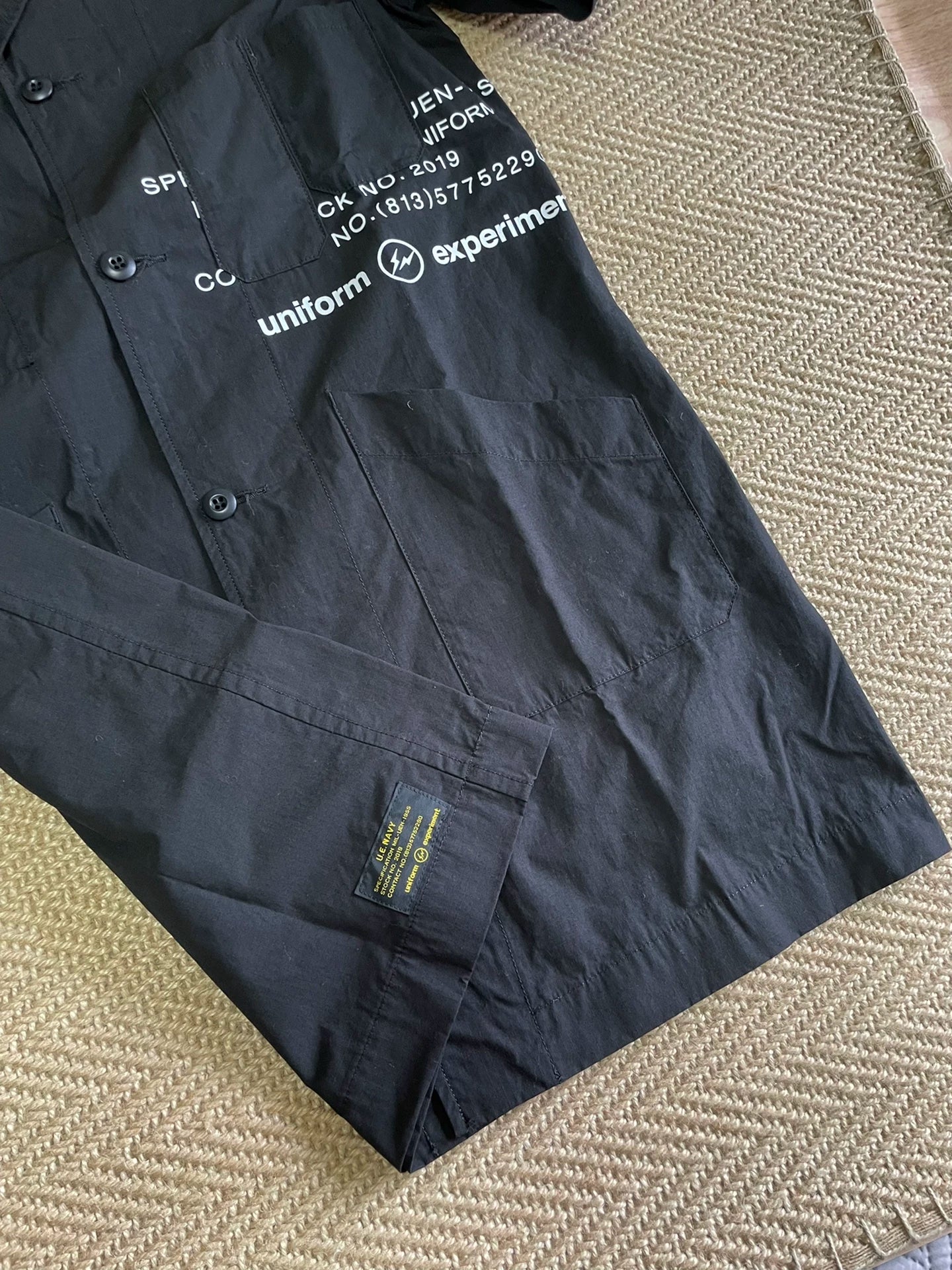 Uniform Experiment UEN Coat with Lightning Graphic