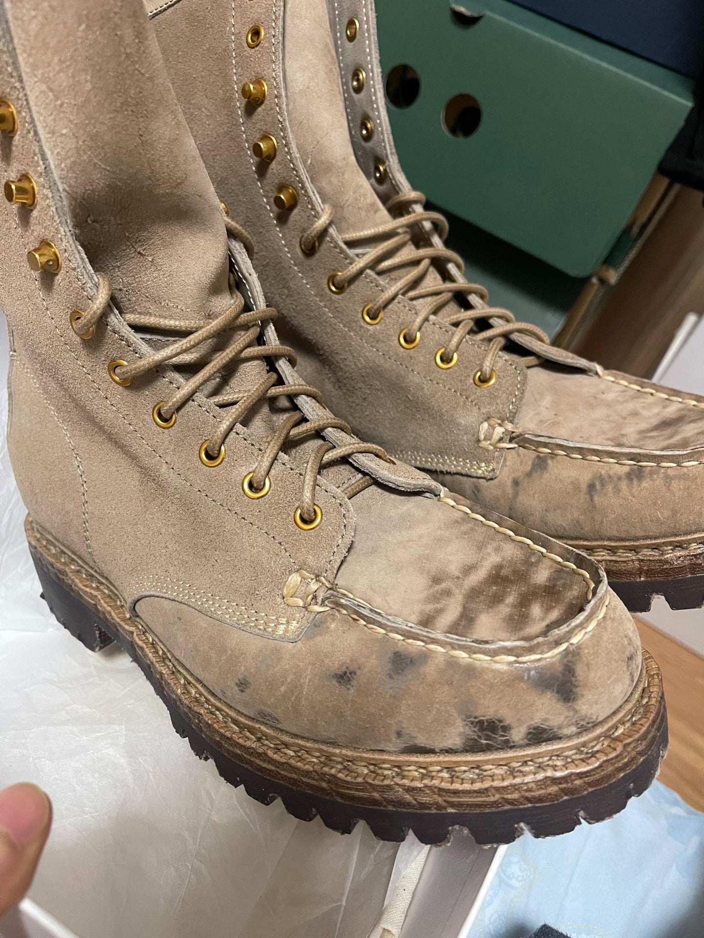 visvim Scout Moc Boots-Folk
