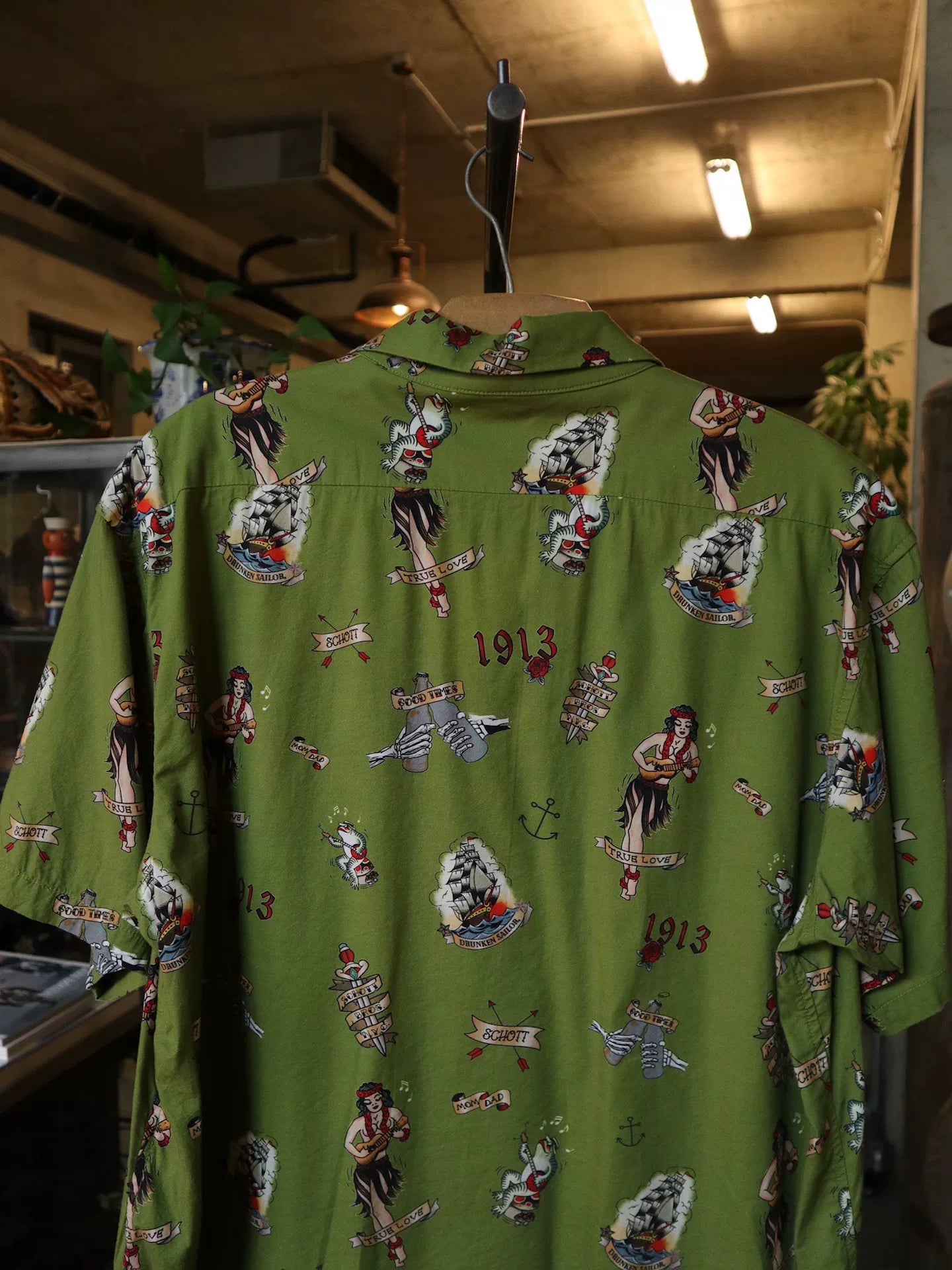 Schott NYC Old School Cuban Shirt