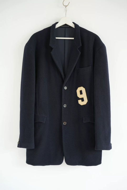 yohji yamamoto wool suit with number 9
