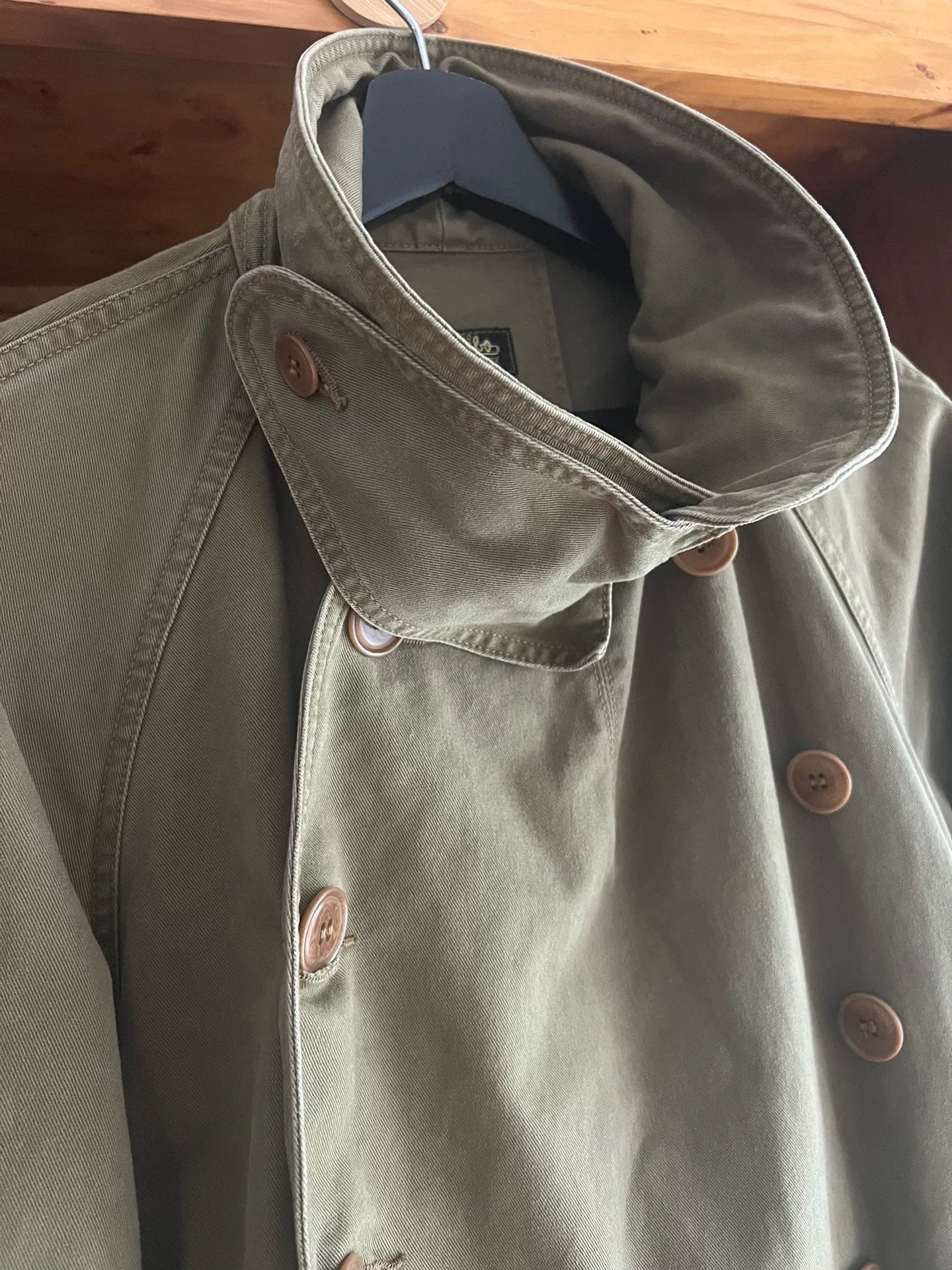 long military canvas jacket by colimbo