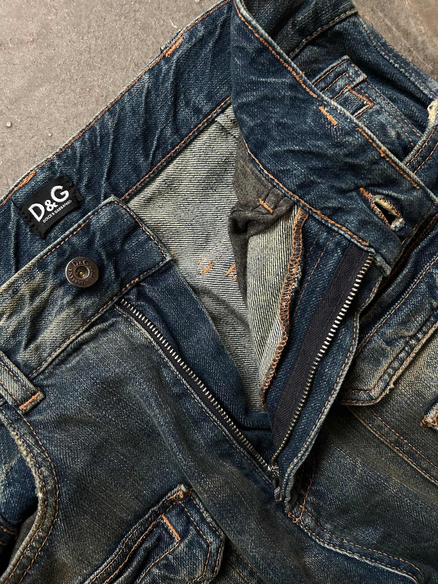 Dolce&Gabbana Cargo Pants with Mud Dye