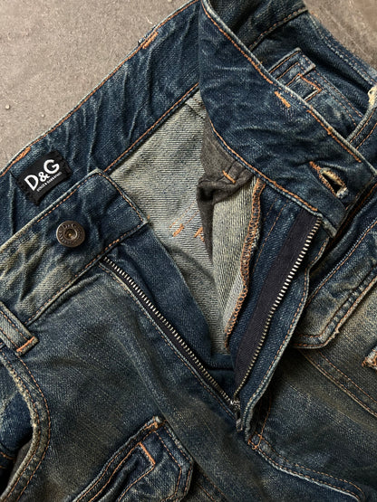 Dolce&Gabbana Cargo Pants with Mud Dye