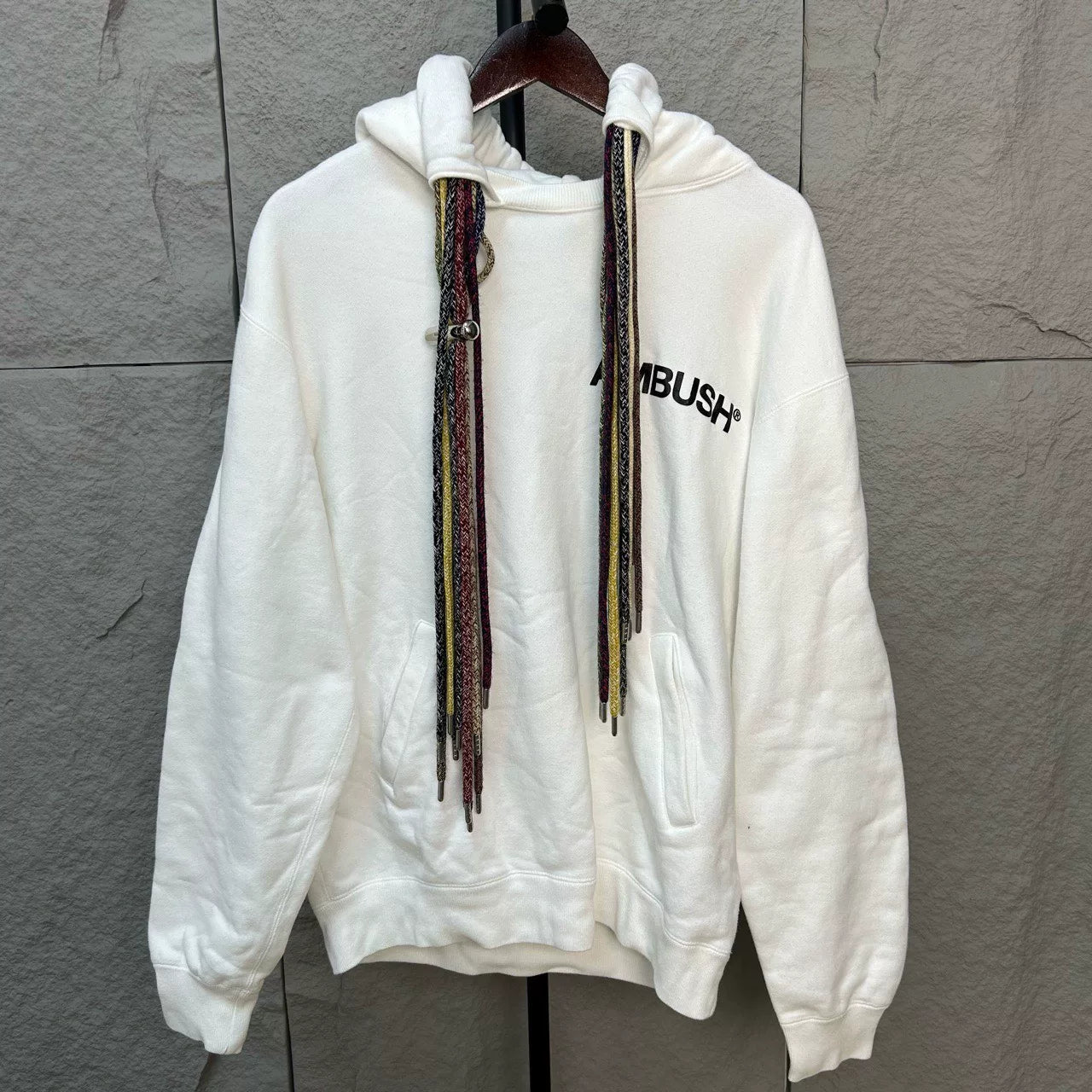 classic hoodie with unique braided design