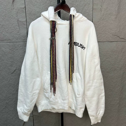 classic hoodie with unique braided design