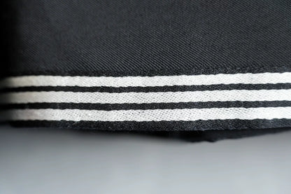 yohji yamamoto black wool zip jacket