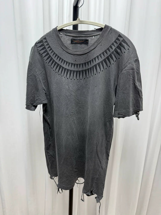 UNDERCOVER Scab Distressed Short Sleeve Shirt