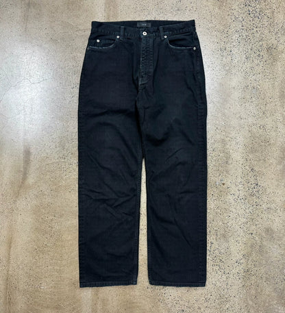 Vuja De Relaxed-Fit Black Denim Jeans