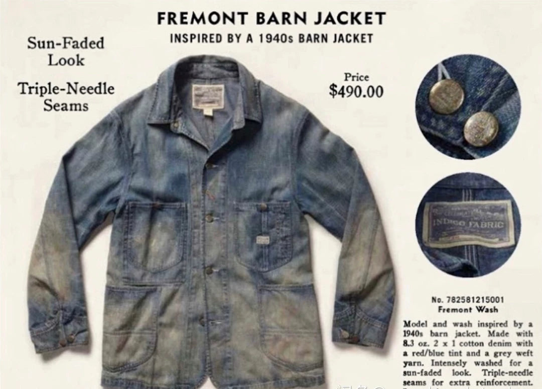 1940s Double RL RRL Denim Jacket