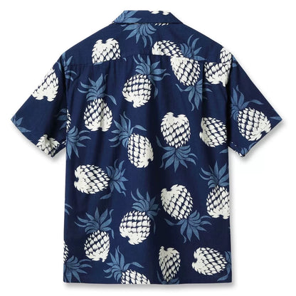 SUN SURF Duke's Pineapple Hawaiian Shirt