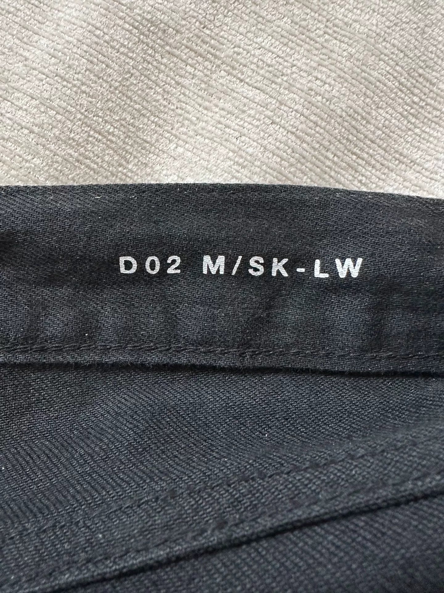 Saint Laurent SLP Black Distressed Jeans