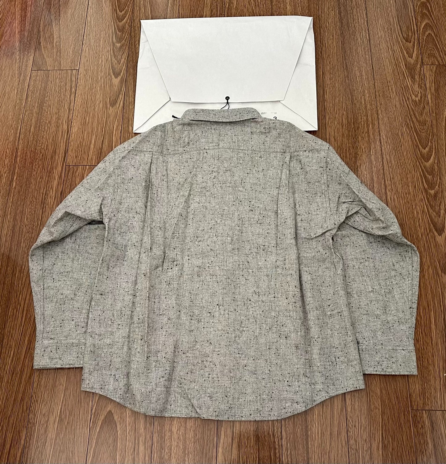 visvim lumber tweed long sleeve shirt