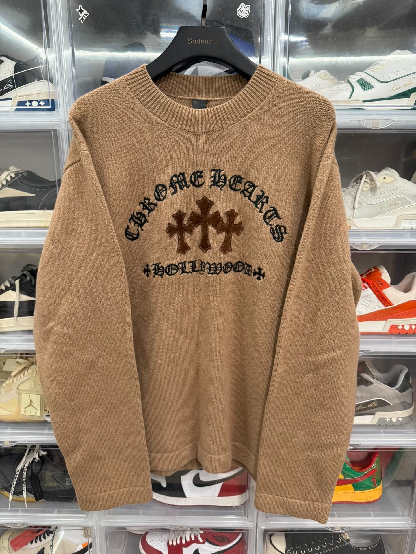 Chrome Hearts Brown Cashmere Sweater