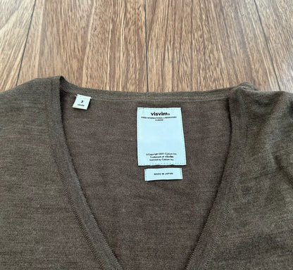 visvim kuba selmer cardigan wool sweater