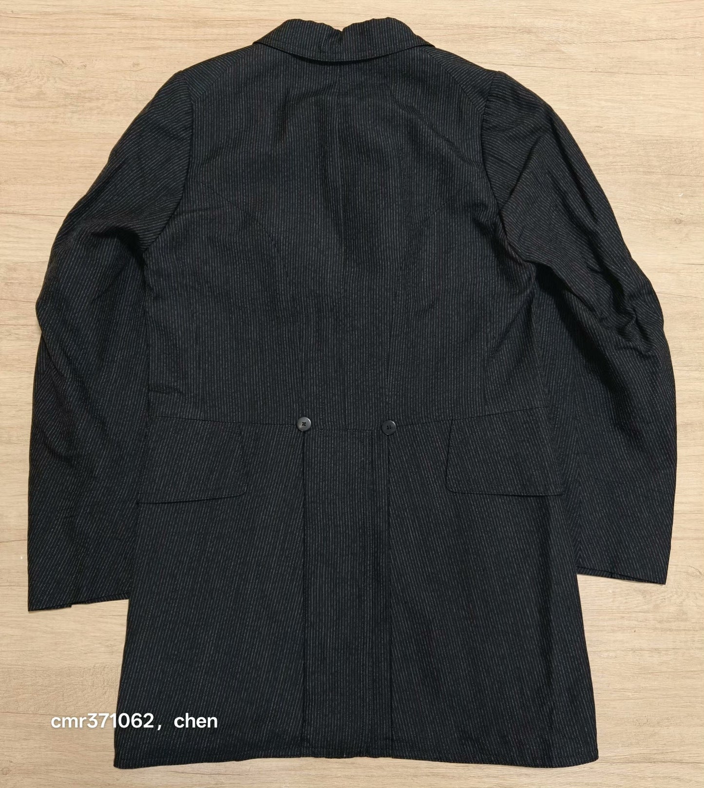 visvim 17ss Ascot Morning Coat Pinstripe
