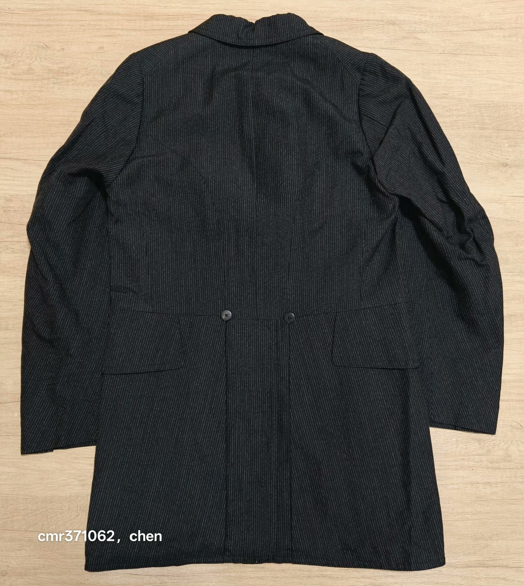 visvim 17ss Ascot Morning Coat Pinstripe